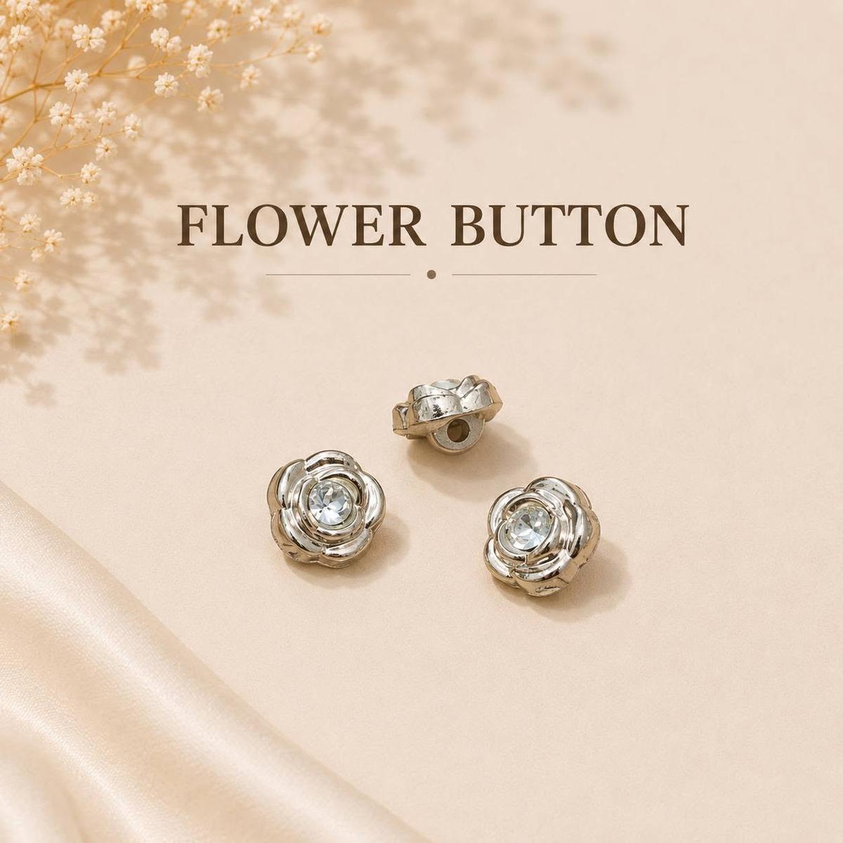 Flower button