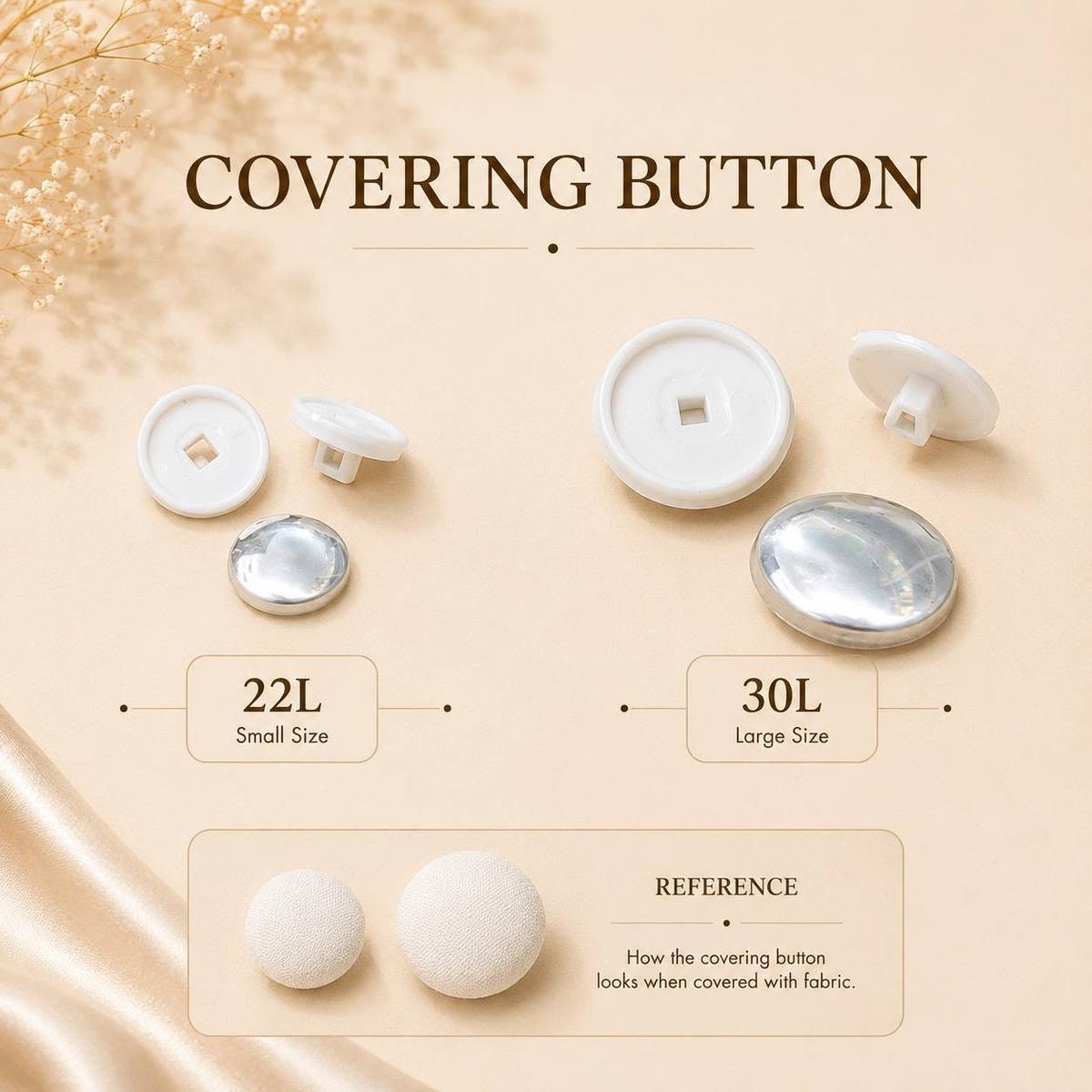 Covering button