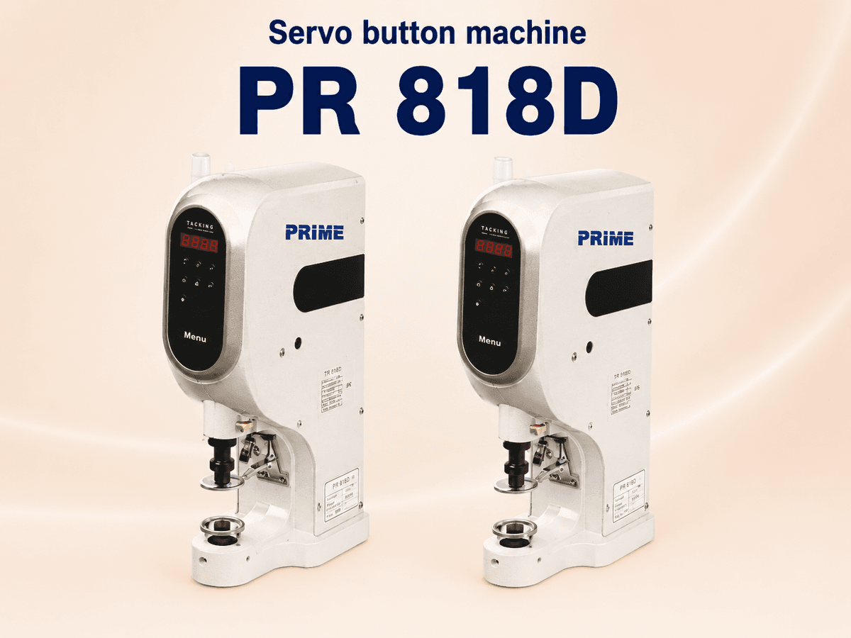 PRIME PR 818D — Servo Button Machine