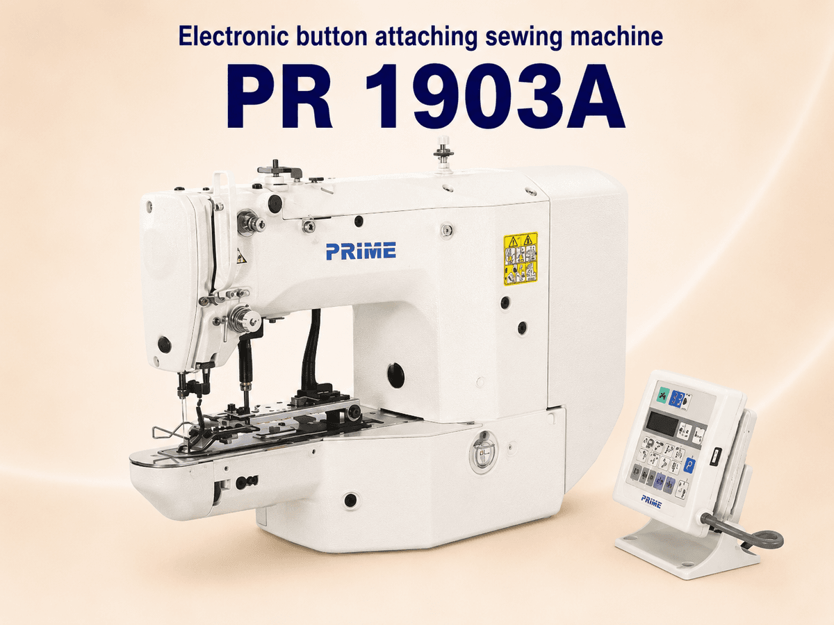 PRIME PR 1903A — Electronic button attaching sewing machine